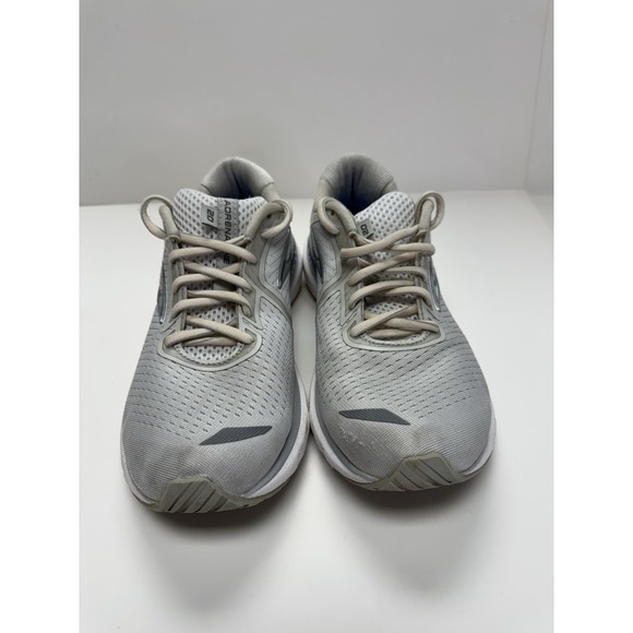 Brooks Shoes - Brooks Adrenaline GTS 20 White Silver Running Shoes Women's Size 7 Medium B